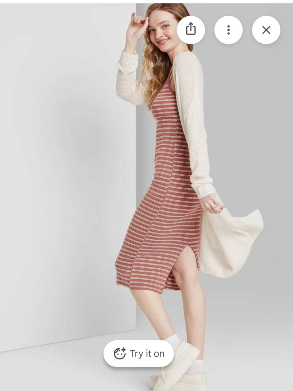 Wild Fable cardigan white
